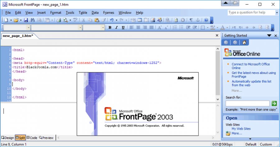 Install microsoft frontpage 2007